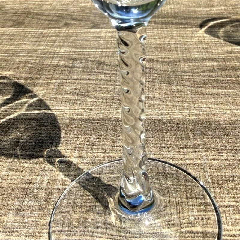 Cristal D'Arques-Durand Angelique 8.25" Twisted Stem Champagne Flutes- Set of 6 - Thumbnail 4