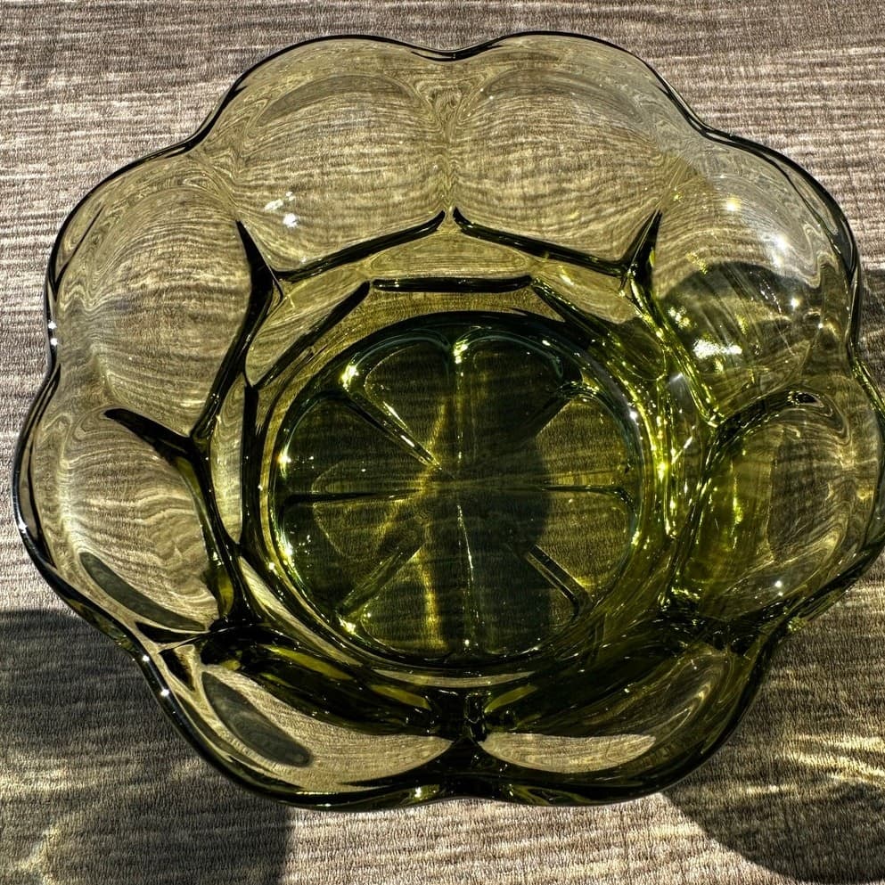 Fostoria Retired 1963-1982 'Argus Green' 4.75" Fruit/Dessert Bowls-Set of 4 - Thumbnail 4