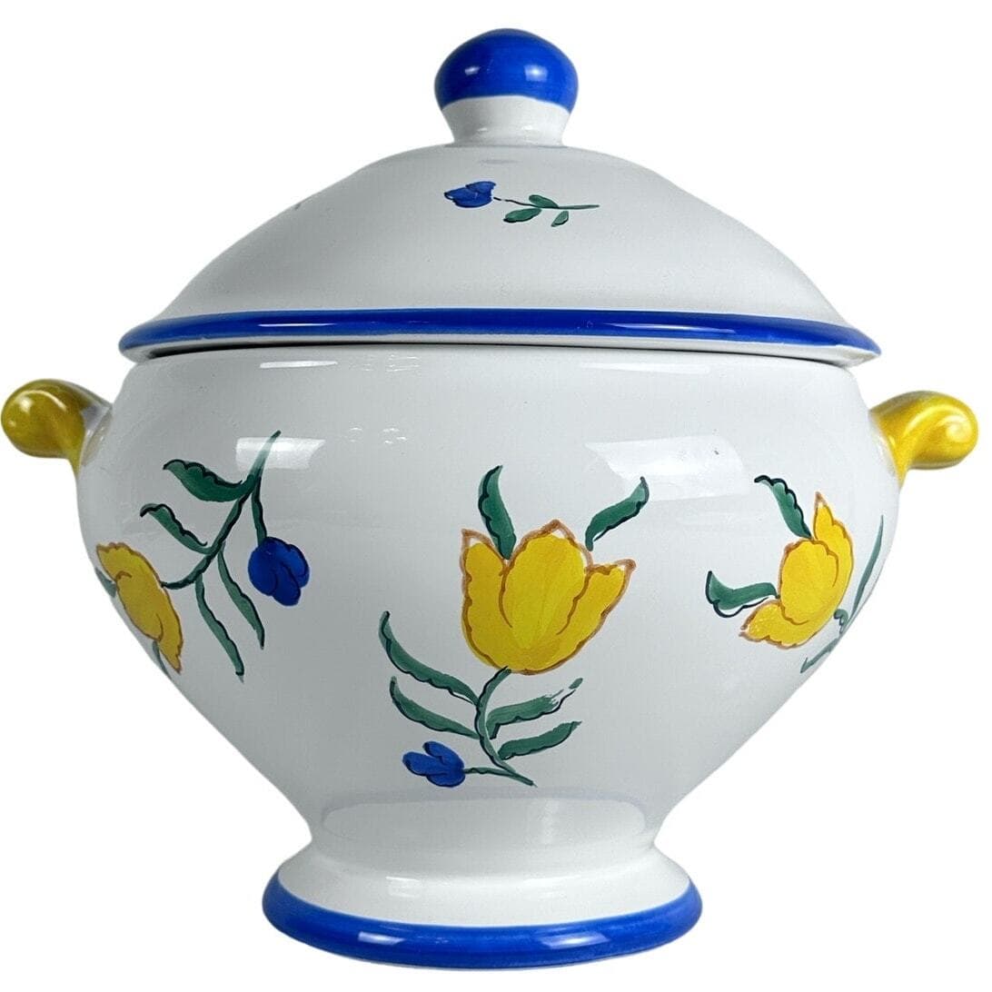 Mikasa CANTAGALLI Soup Tureen Hand Painted Italy Excellent Condition New w/Tags! - Thumbnail 3