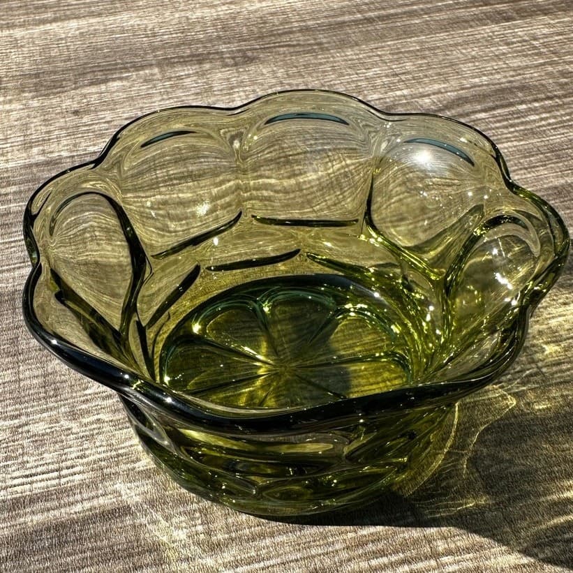 Fostoria Retired 1963-1982 'Argus Green' 4.75" Fruit/Dessert Bowls-Set of 4 - Thumbnail 2