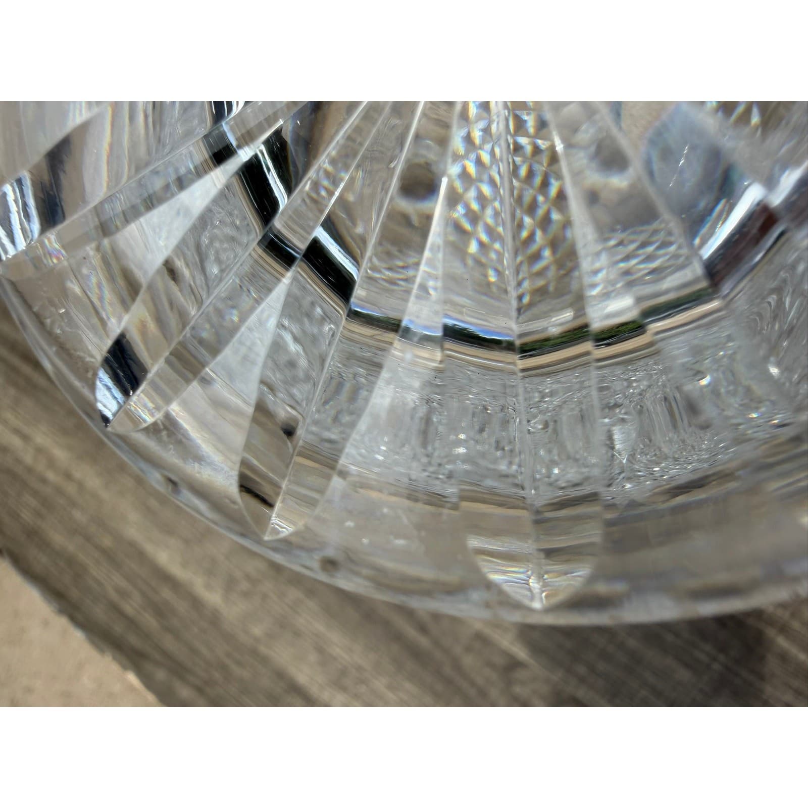 Waterford Crystal Colleen Short Stem Cut Signed Vintage Decanter/Stopper Ireland - Thumbnail 10