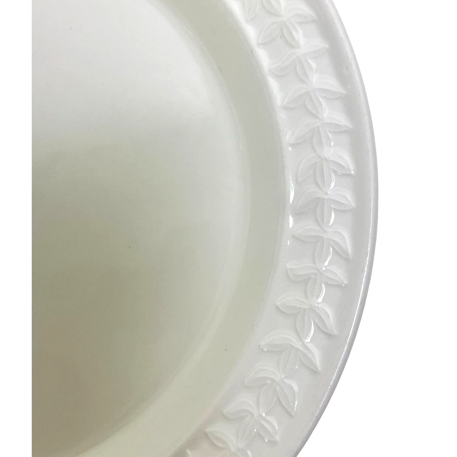 Portmeirion 1998-2006 Retired 'Options' Embossed Smooth Laurel Rim Dinner Plate - Thumbnail 3