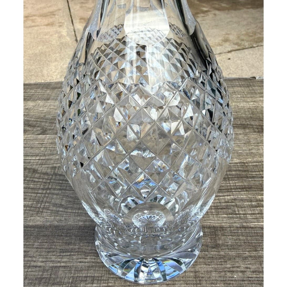 Waterford Crystal Colleen Short Stem Cut Signed Vintage Decanter/Stopper Ireland - Thumbnail 3