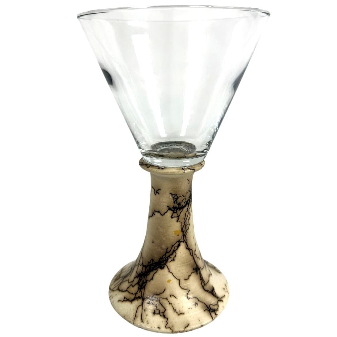 Native American Horse Hair Raku Pottery Goblet-Stunning! - Thumbnail 6