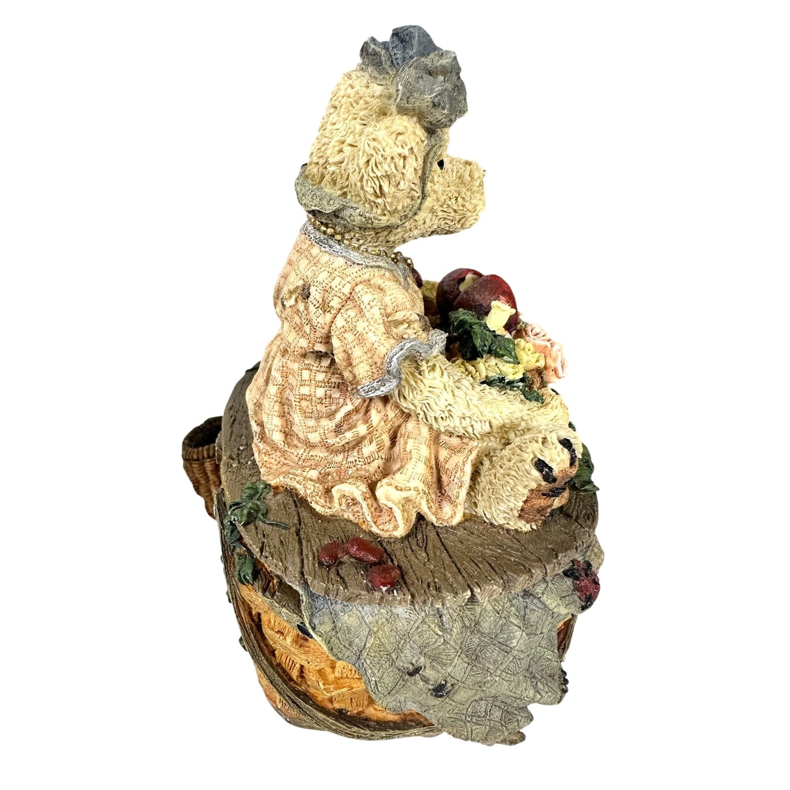 Boyds Bears Bearstone "Justina the Message Bearer" SF Music Box 2769SF 2E2369 - Thumbnail 4