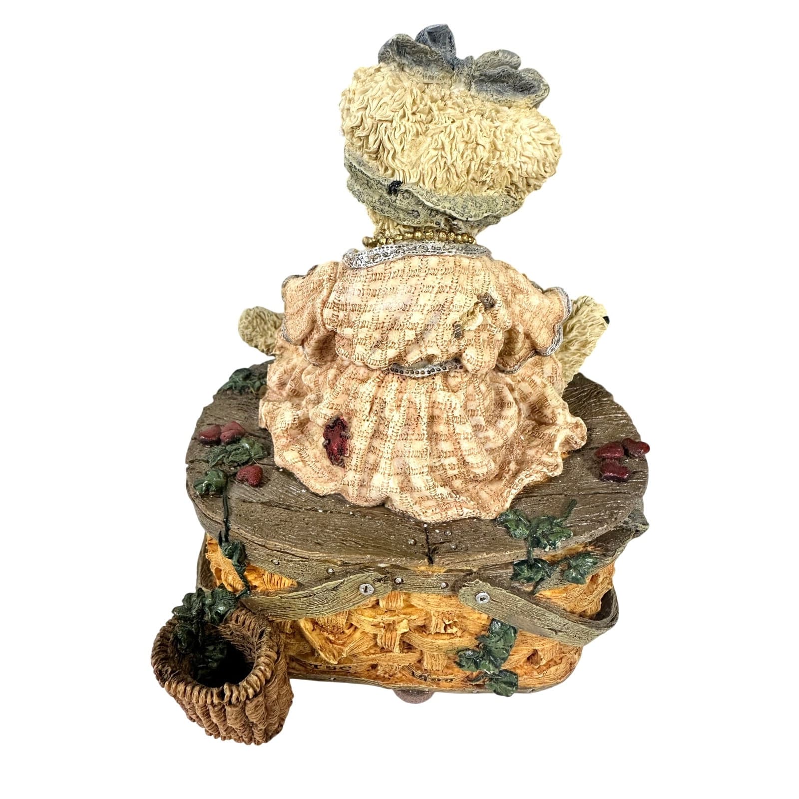 Boyds Bears Bearstone "Justina the Message Bearer" SF Music Box 2769SF 2E2369 - Thumbnail 5