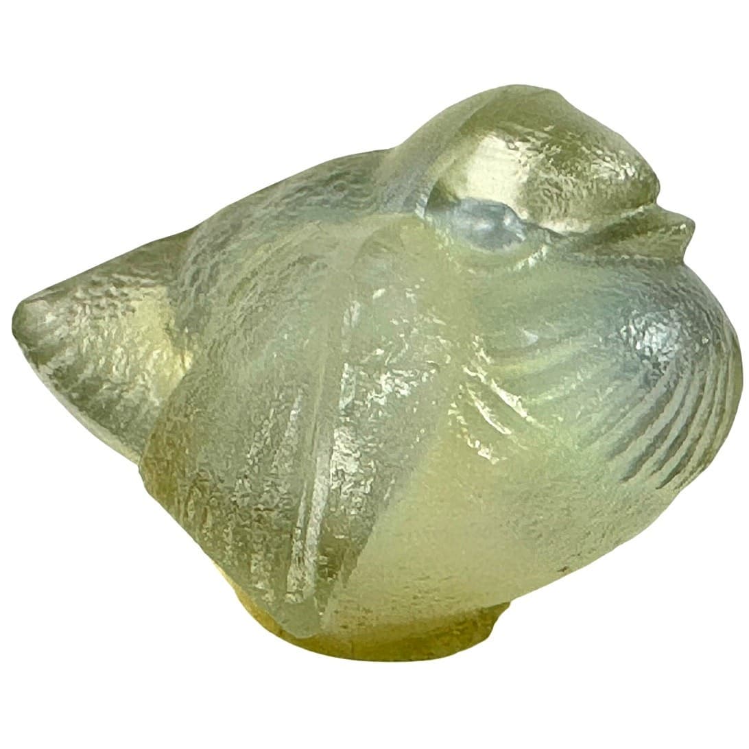 Sabino France Art Glass Opalescent Crystal Baby Bird Signed Figurine! - Thumbnail 3