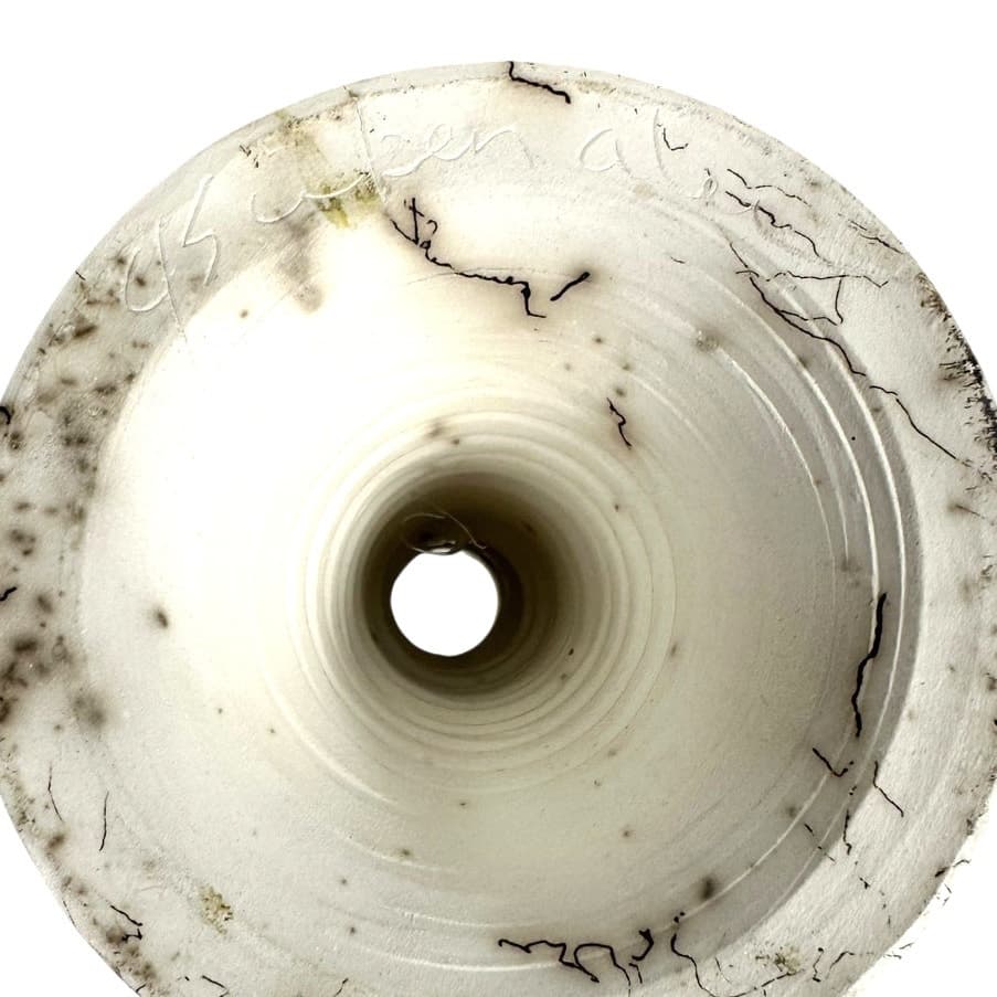 Native American Horse Hair Raku Pottery Goblet-Stunning! - Thumbnail 5