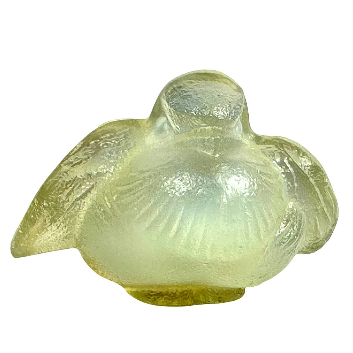 Sabino France Art Glass Opalescent Crystal Baby Bird Signed Figurine! - Thumbnail 2