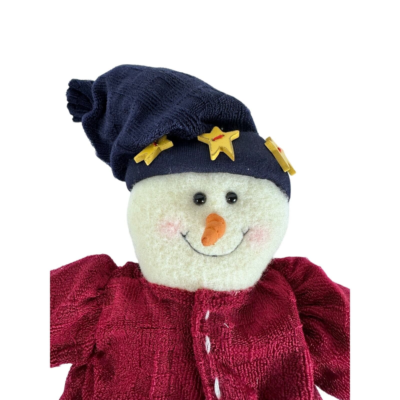 Raz Imports Snowman and Snowwoman Couple-Shelf Sitter Dolls-15 inches-Nice!! - Thumbnail 6