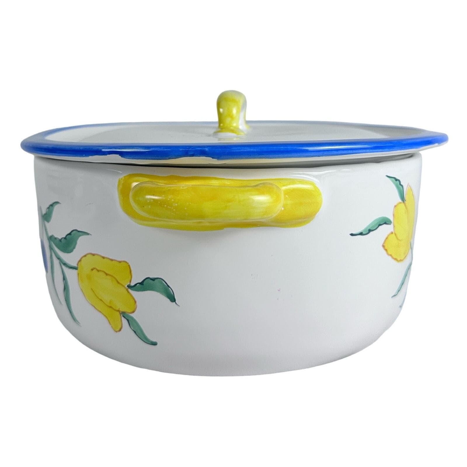 Mikasa CANTAGALLI Large Flat Lid Round Baking Casserole Italy Very Rare-NEW-Tags - Thumbnail 3