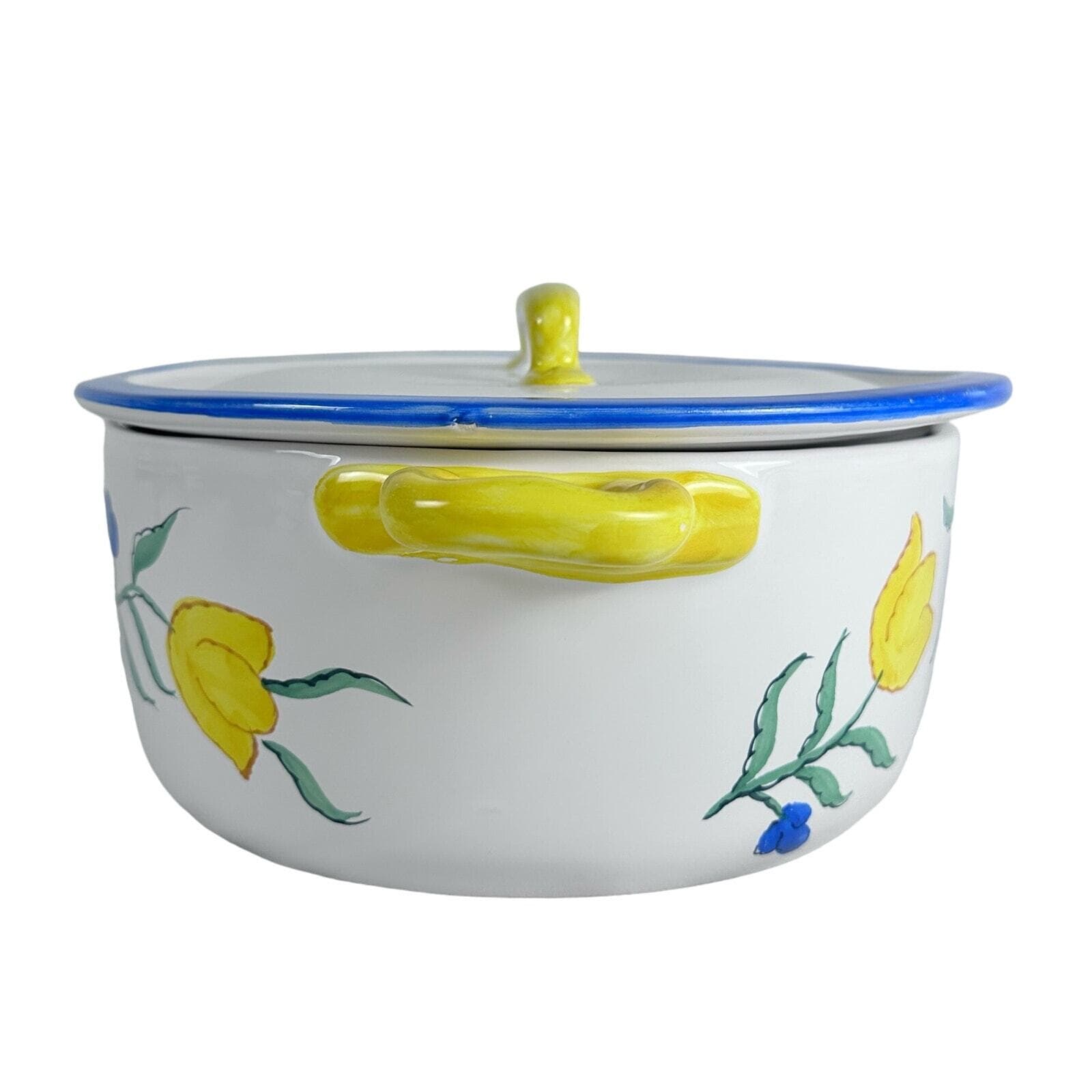 Mikasa CANTAGALLI Large Flat Lid Round Baking Casserole Italy Very Rare-NEW-Tags - Thumbnail 5