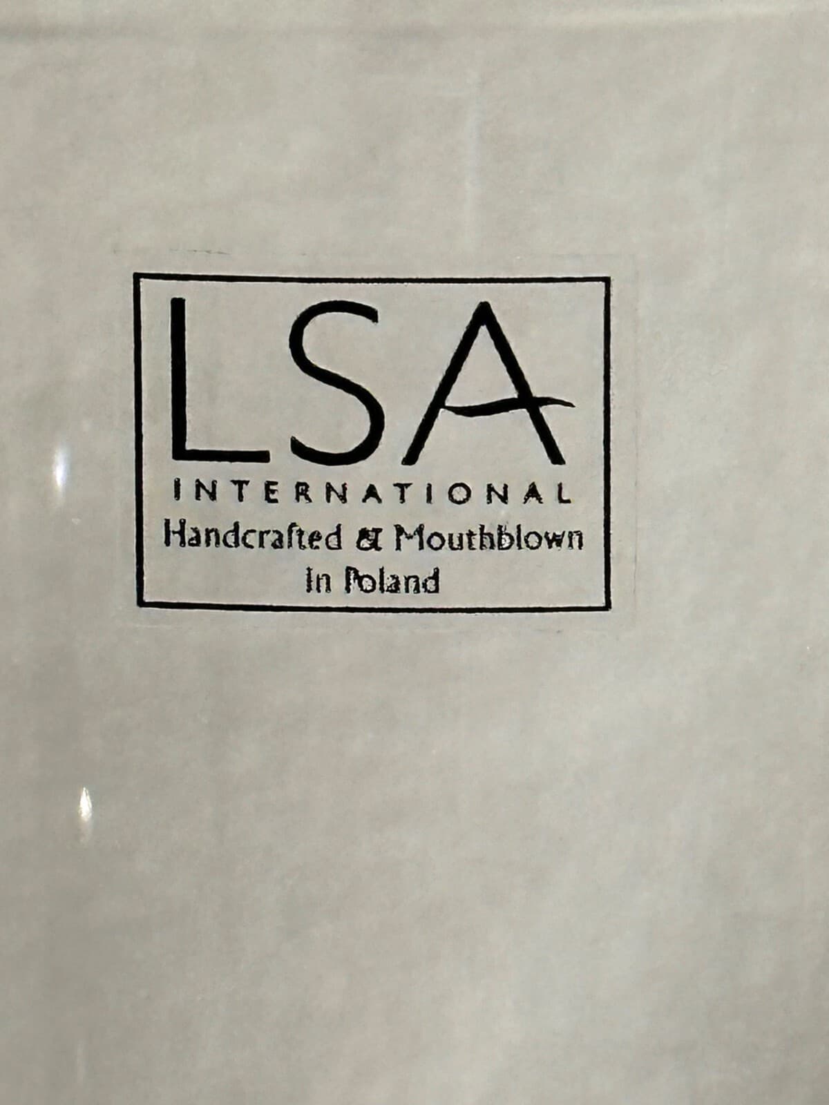 LSA International Hand-Blown Mixed Bouquet 18" Crystal Vase Made in Poland - Thumbnail 2