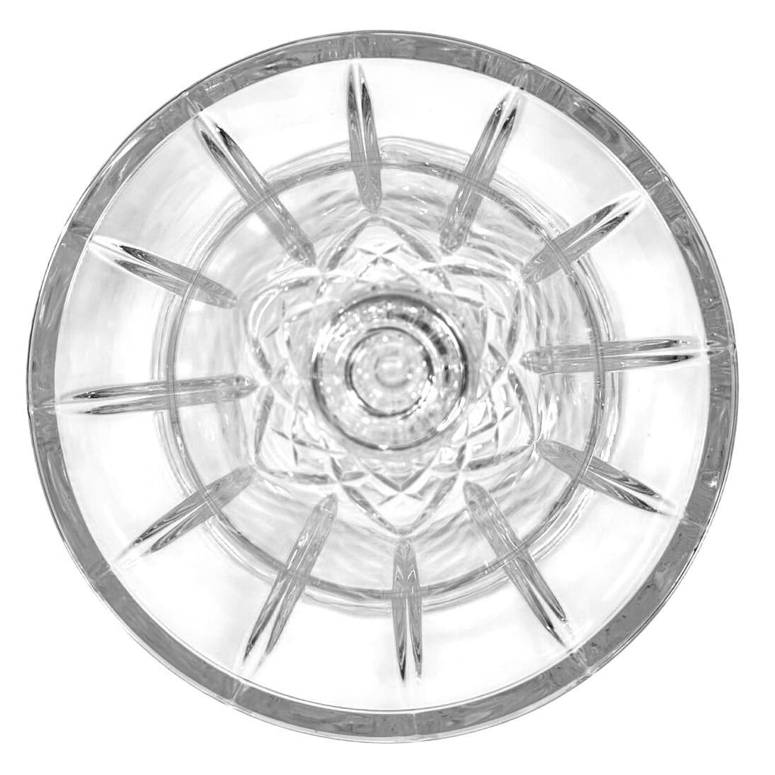 DePlomb Heavy 24% Lead Crystal 12" Hurricane Globe Glass Candle Holder! - Thumbnail 4