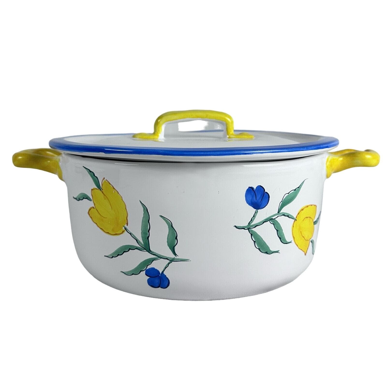 Mikasa CANTAGALLI Large Flat Lid Round Baking Casserole Italy Very Rare-NEW-Tags - Thumbnail 4