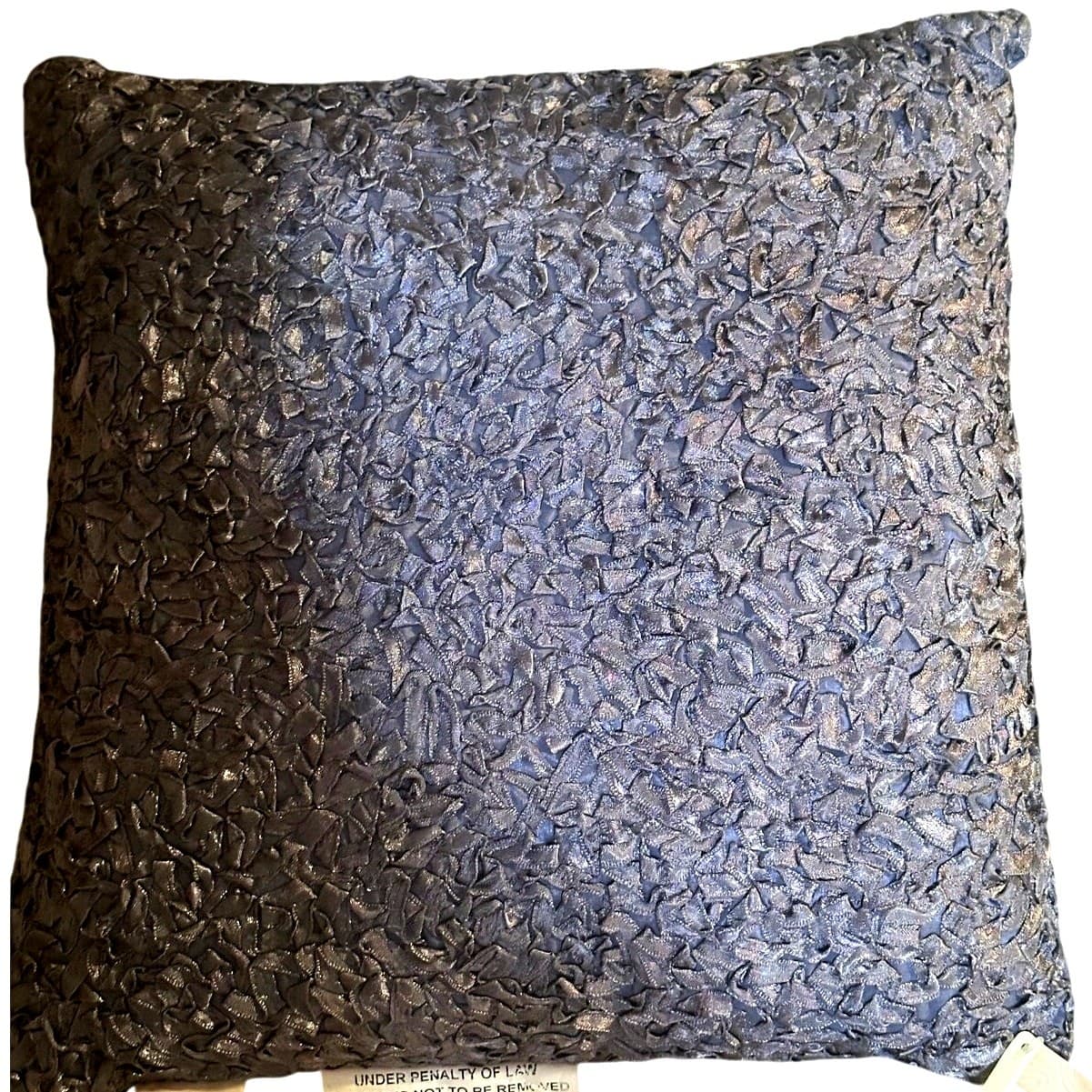 Modern Home Vintage 14" Square Purple Textured Accent/Throw Pillow-New w/Tag - Thumbnail 3