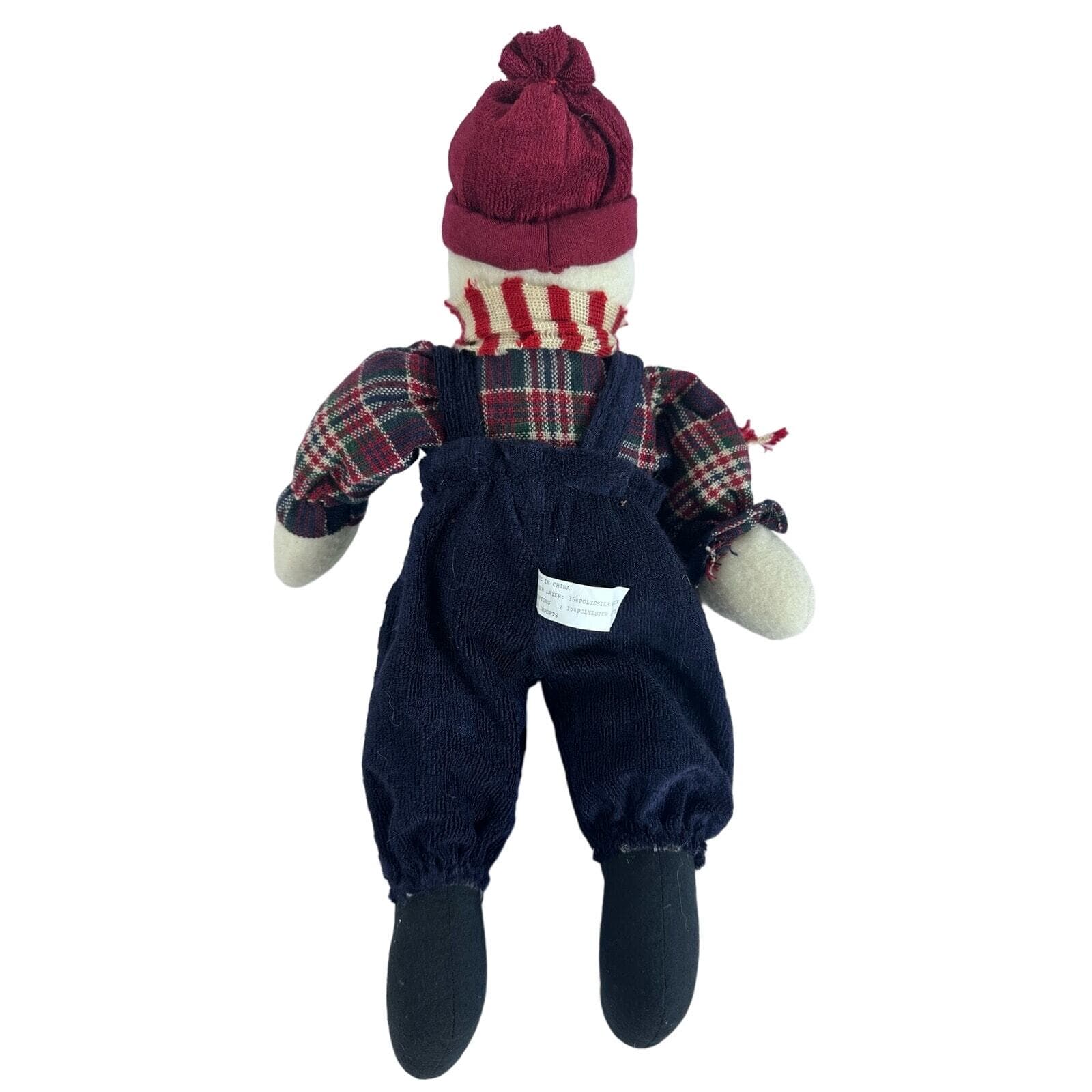 Raz Imports Snowman and Snowwoman Couple-Shelf Sitter Dolls-15 inches-Nice!! - Thumbnail 12