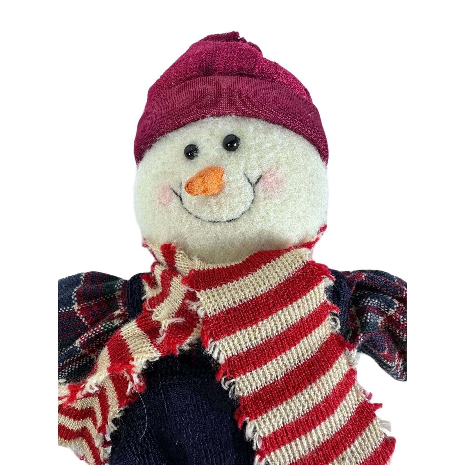 Raz Imports Snowman and Snowwoman Couple-Shelf Sitter Dolls-15 inches-Nice!! - Thumbnail 10