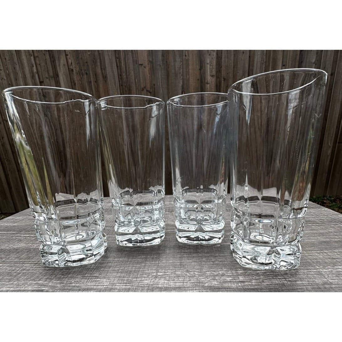 Libbey 'Squire' 16 oz Heavy Square Bottom Highball Drinking Coolers-Set of 4 - Thumbnail 4