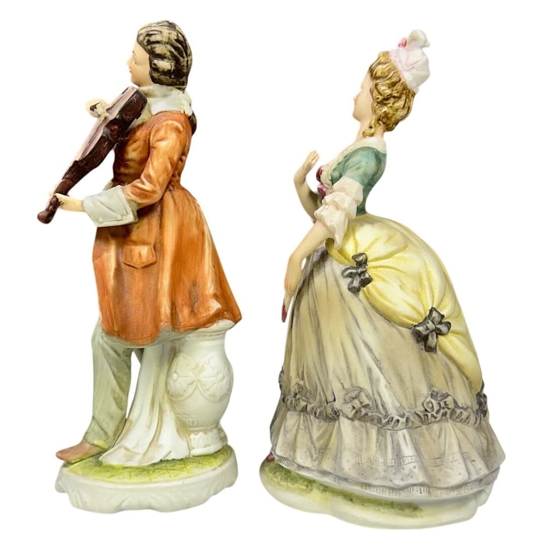 Lefton China Victorian Couple 8-1/4" Figurines Set of 2 - Thumbnail 2