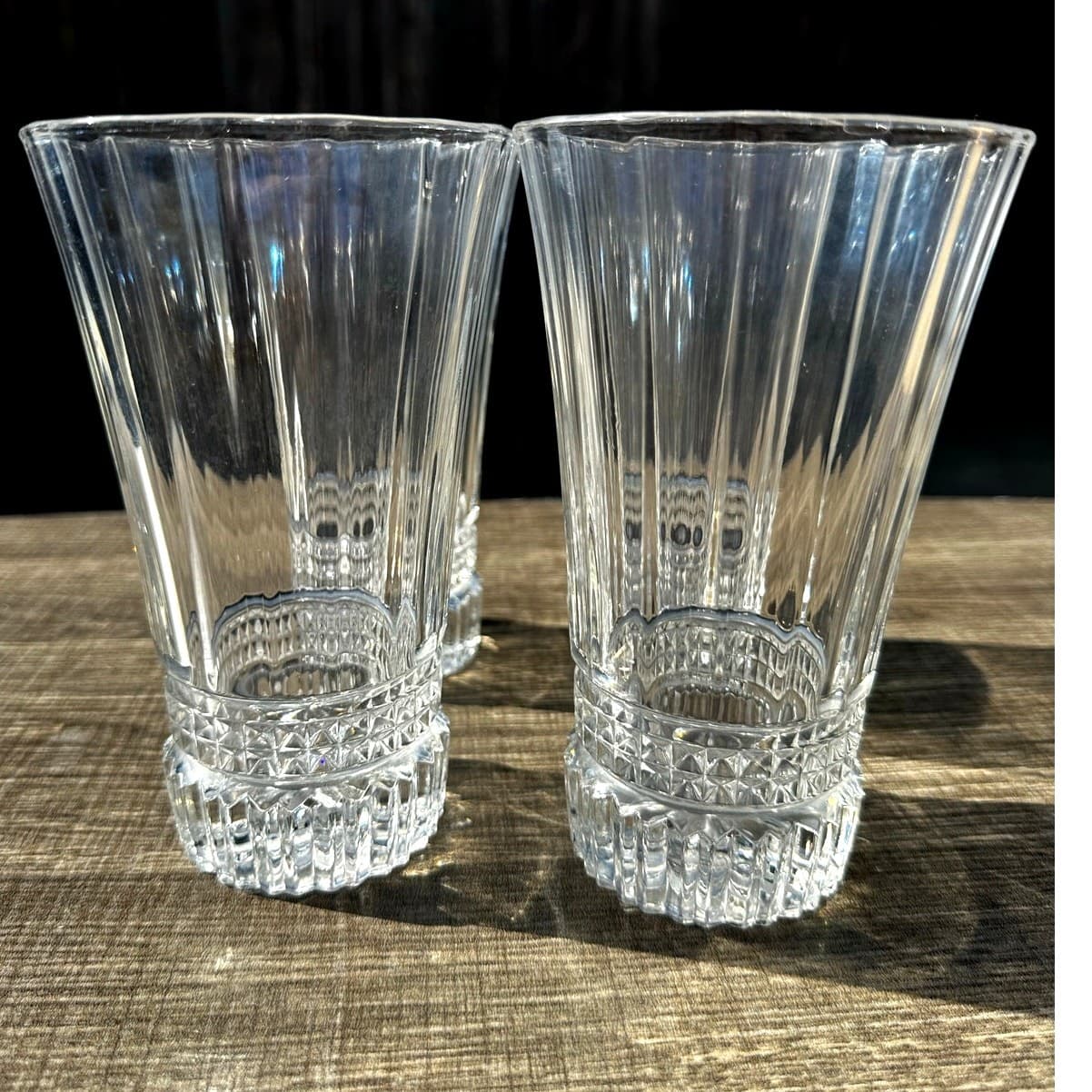 Cristal D'Arques-Durand 'Victoria' Crystal 16 oz Cooler Tumbler Glass-Set of 4 - Thumbnail 3