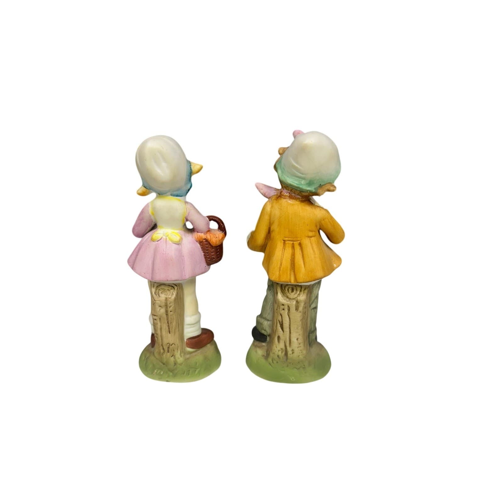 Hansel & Gretel Pair Vintage Bisque 6" Figurines - Thumbnail 3