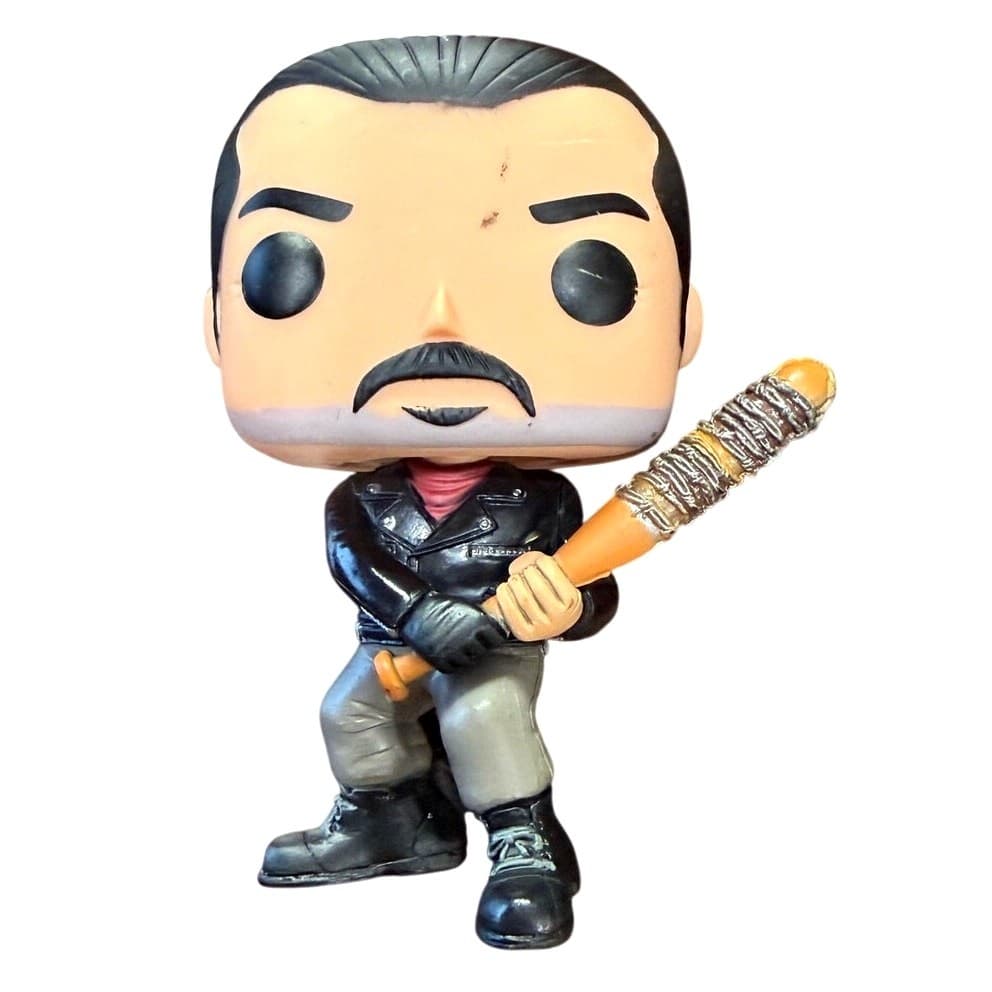 Funko Pop! The Walking Dead Negan #390 Vinyl Figure Lucille AMC TV Show Used