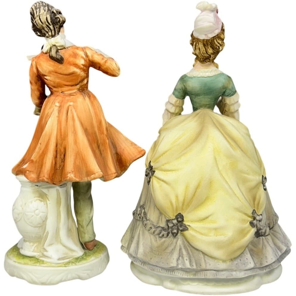 Lefton China Victorian Couple 8-1/4" Figurines Set of 2 - Thumbnail 3
