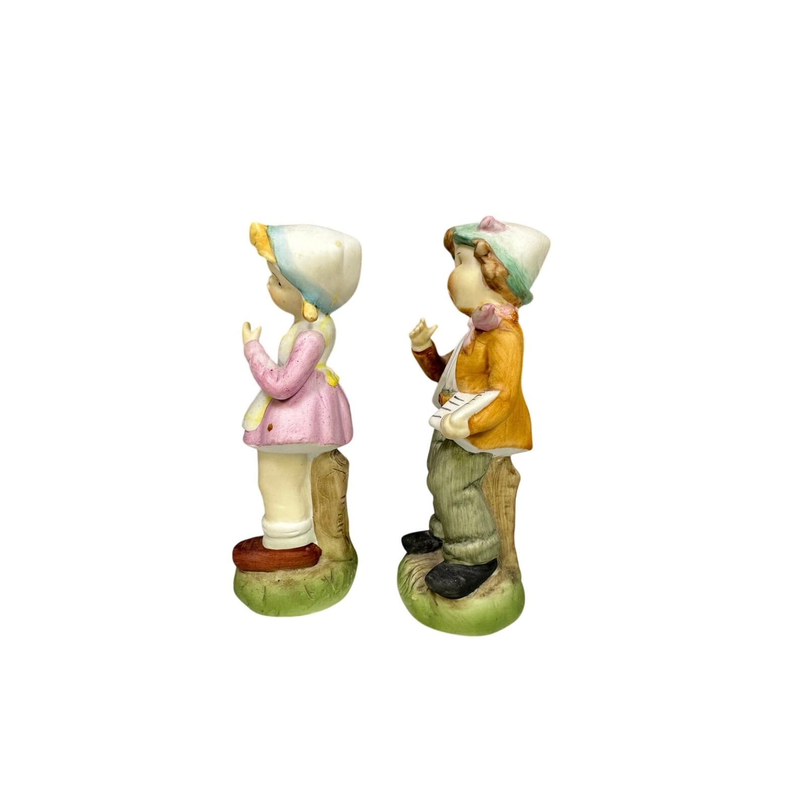 Hansel & Gretel Pair Vintage Bisque 6" Figurines - Thumbnail 2