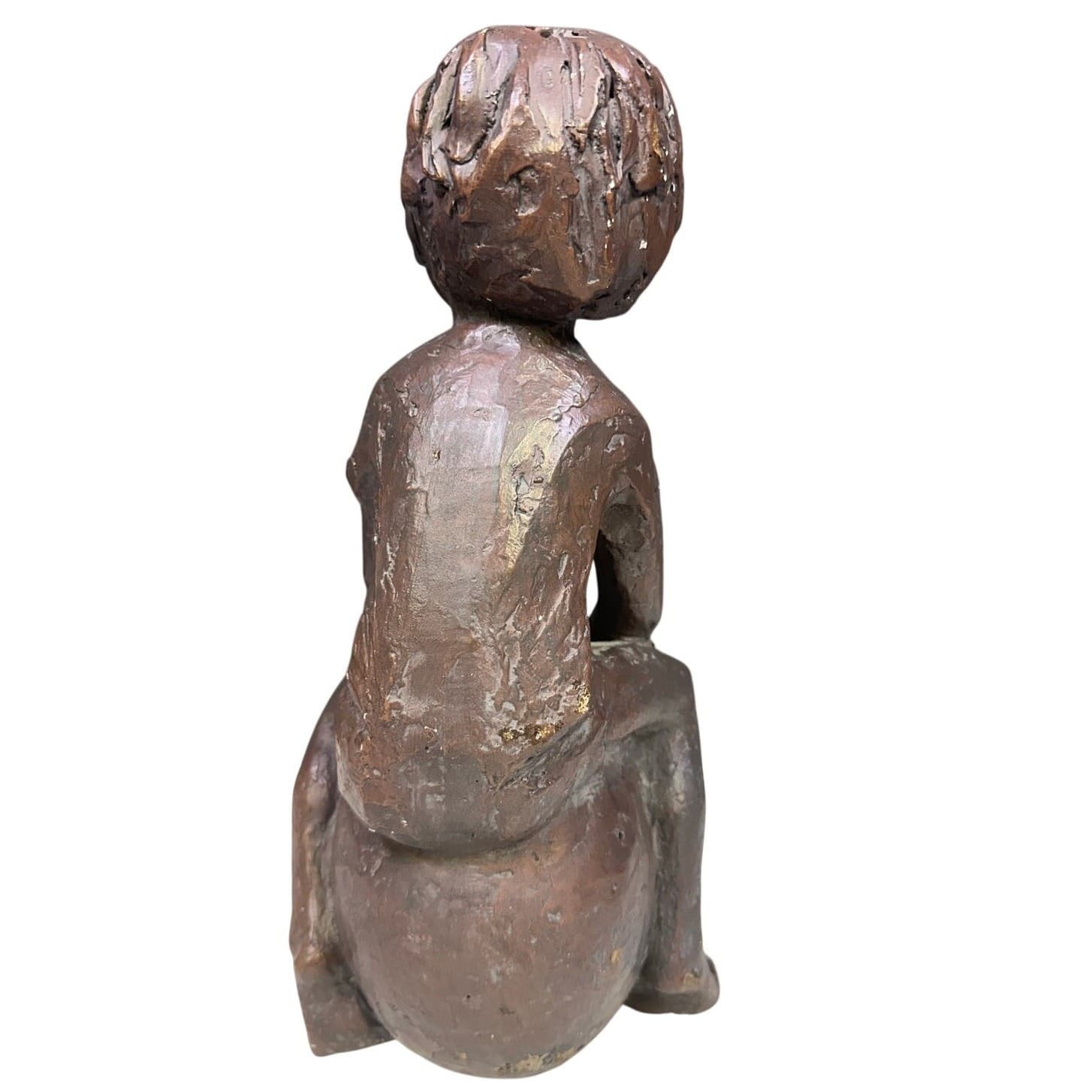 Austin Productions 1972 BOY ON BALL 13" Figurine - Thumbnail 3