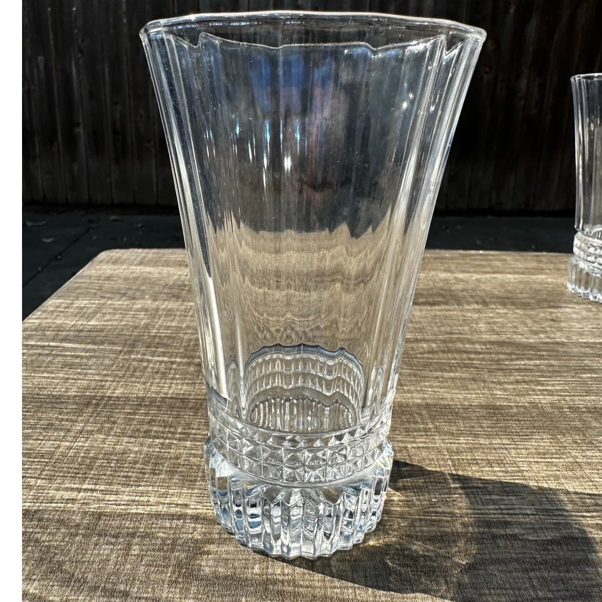 Cristal D'Arques-Durand 'Victoria' Crystal 16 oz Cooler Tumbler Glass-Set of 4 - Thumbnail 4