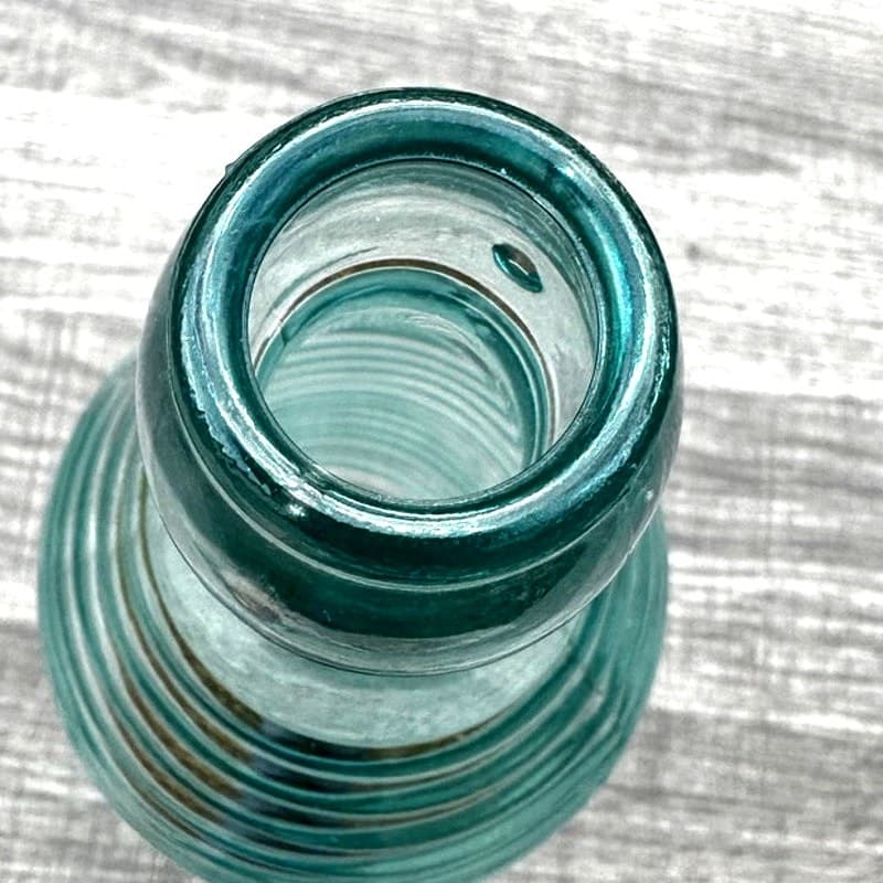 Turquoise Water Wine Goblets-Set of 5 with Contemporary Ribbed Serving Bottle - Thumbnail 13