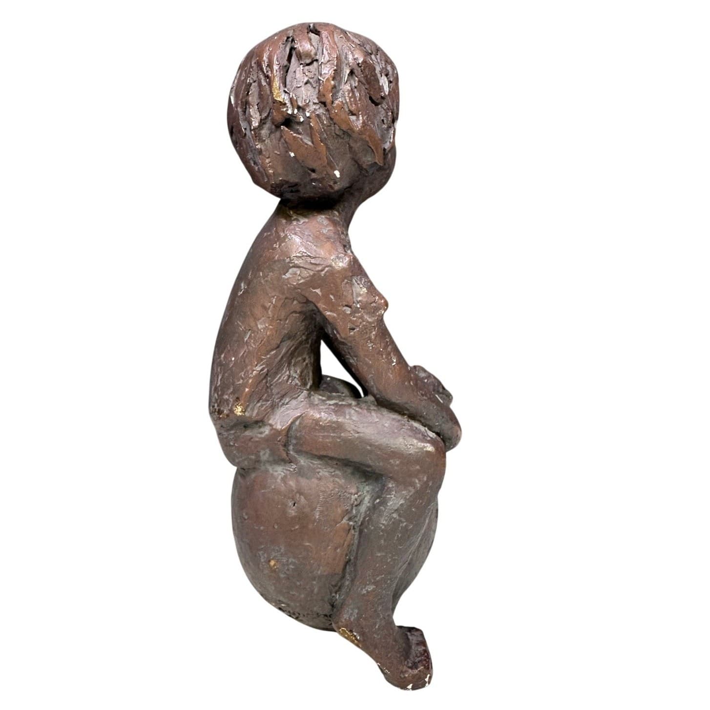 Austin Productions 1972 BOY ON BALL 13" Figurine - Thumbnail 4
