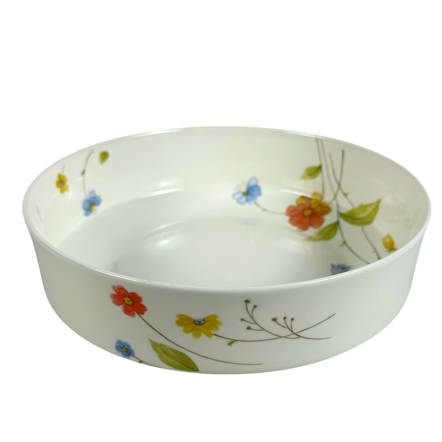 Mikasa Bone China Japan 1974-1996 Retired 'Just Flowers' 9" Serving Bowl