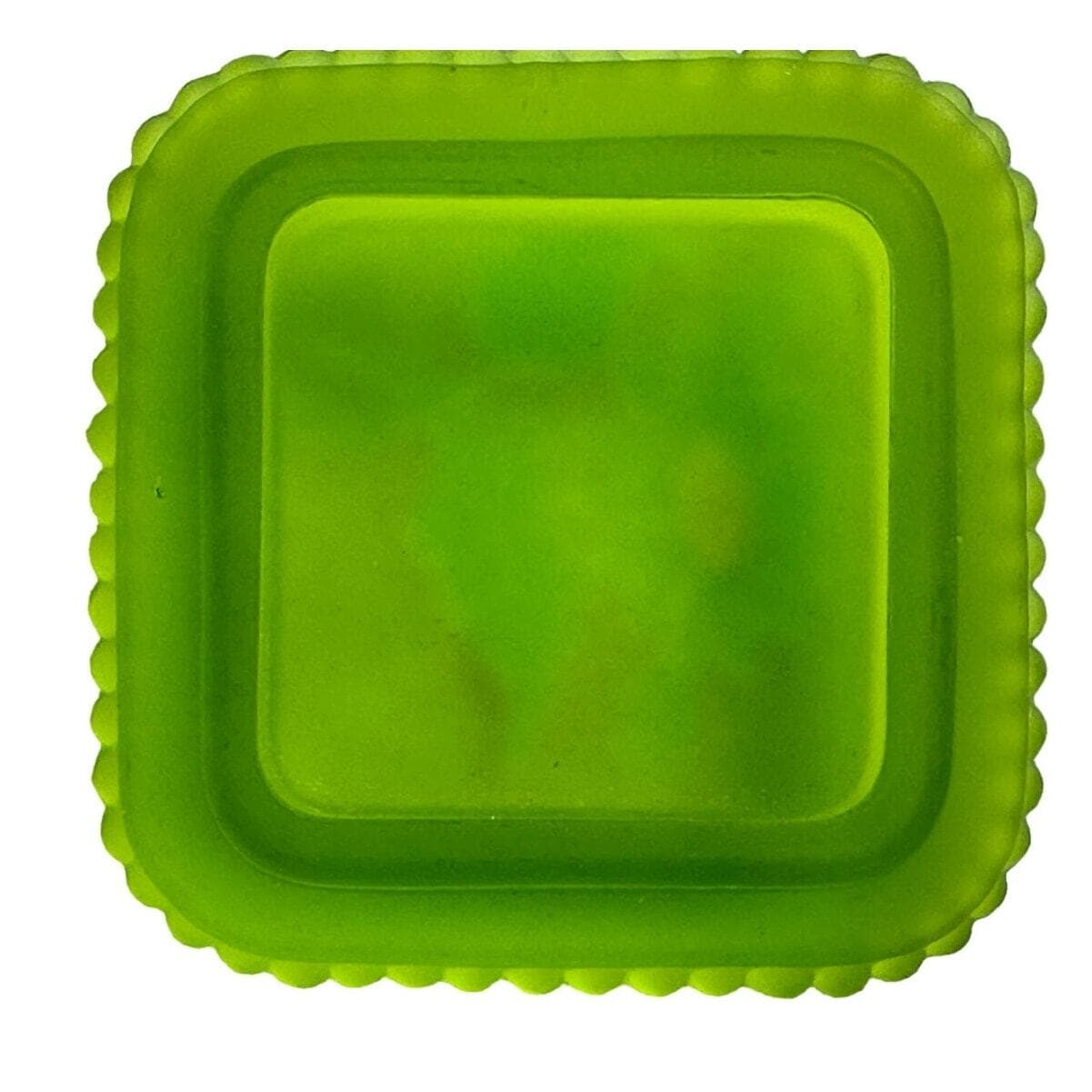 Westmoreland Green Satin Glass Trinket Box Handpainted Daisies-Vintage Excellemt - Thumbnail 8