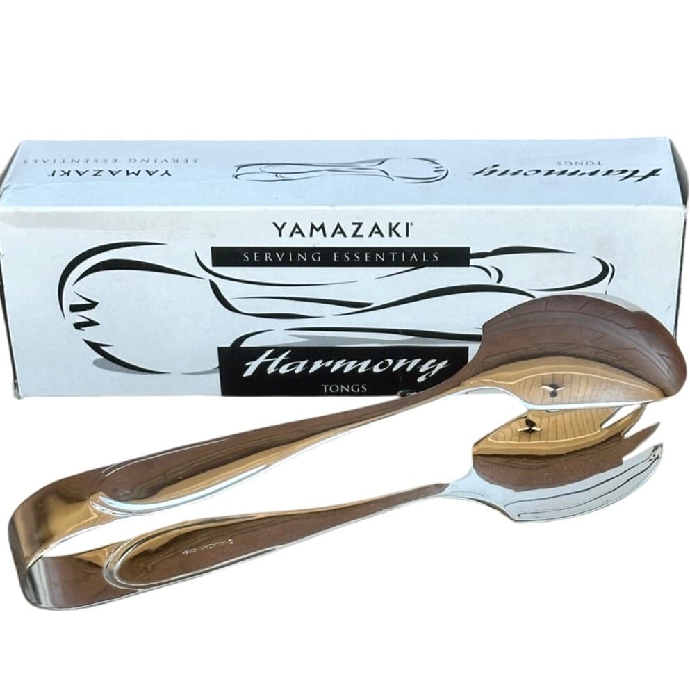 Yamazaki Serving Essentials 'Harmony' 18/8 Stainless Steel 9" Tongs
