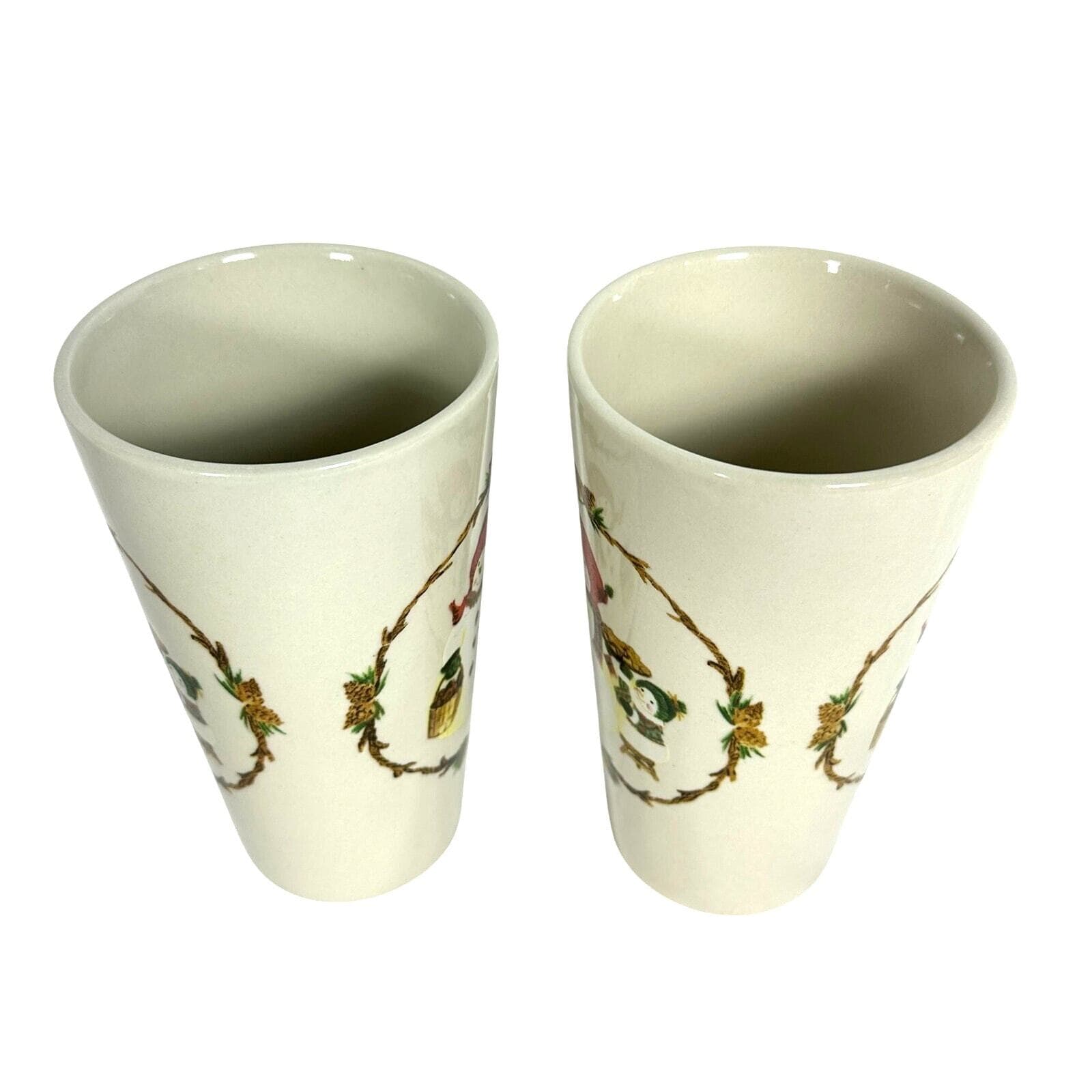 International Stoneware Test Rite Snowman Holiday Mugs-Set of 2! - Thumbnail 5