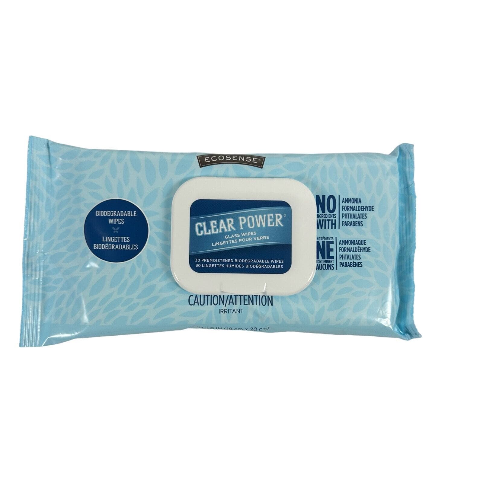 Melaleuca EcoSense Clear Power Glass Cleaner Wipes- Pack of 36 Wipes-New! - Thumbnail 2