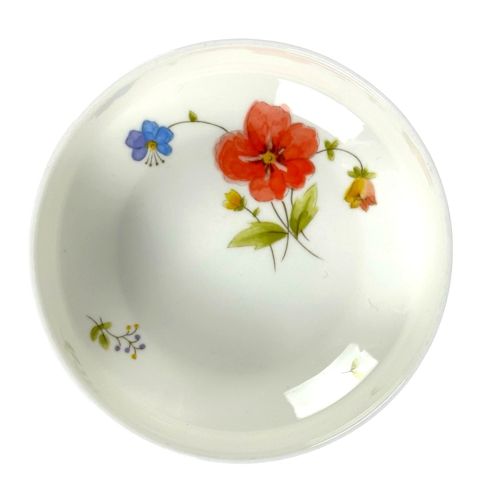 Mikasa Bone China Japan 1974-1996 Retired 'Just Flowers' 4 7/8" Fruit Bowl - Thumbnail 5