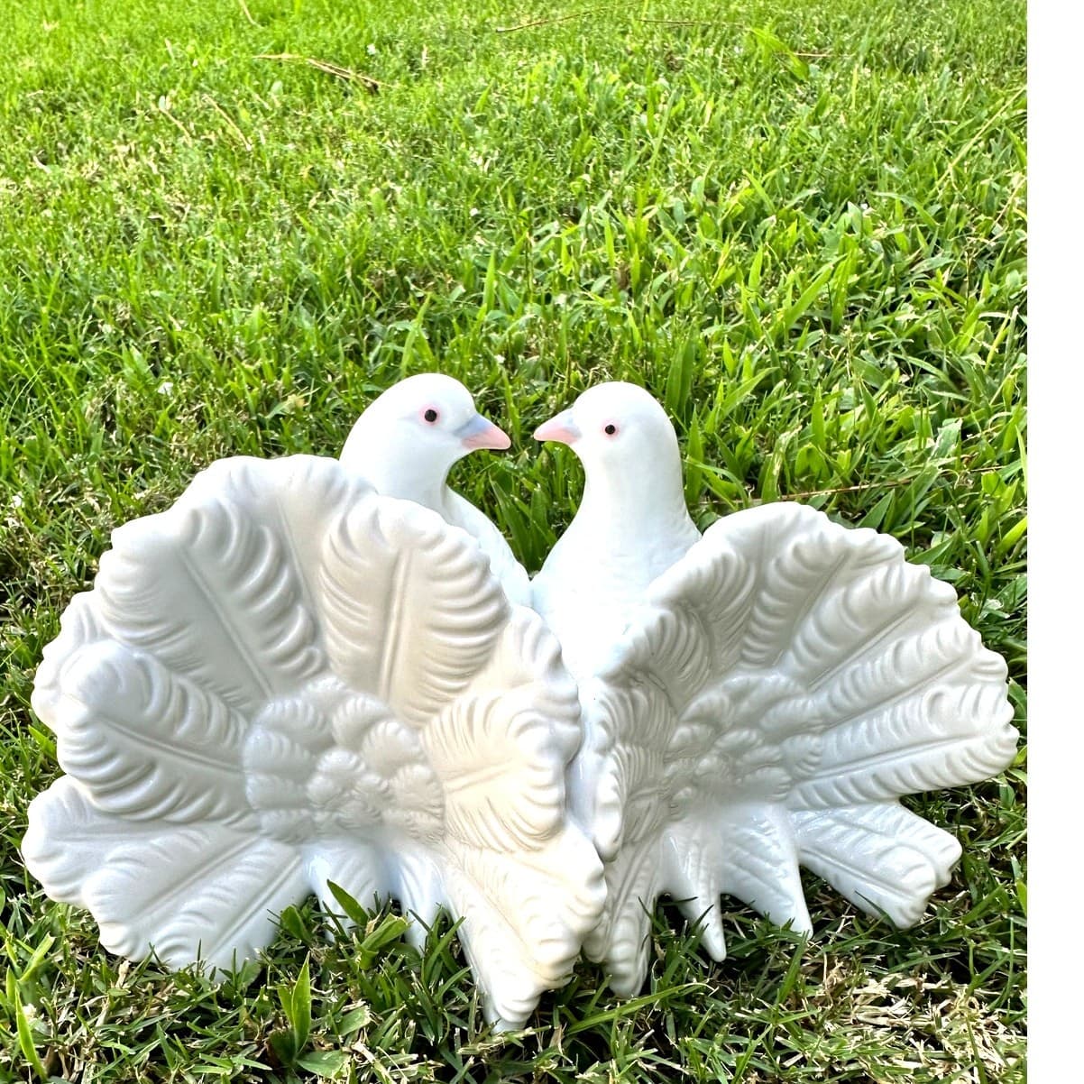 LLadro 'Couple of Doves' 01169 Spain Porcelain Lovebirds-Original Box-Excellent - Thumbnail 3