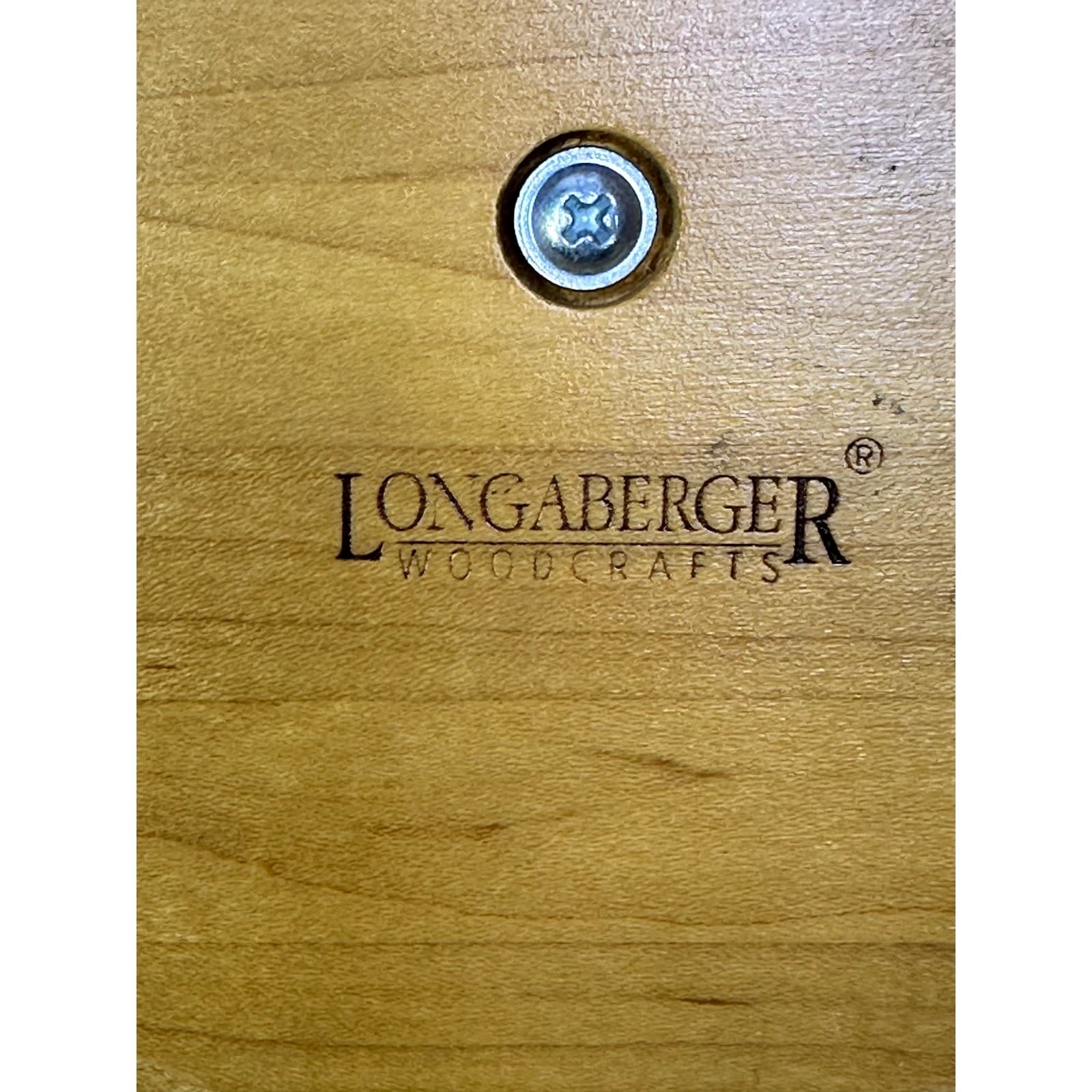 Longaberger 2000 Century October Fields Vintage Basket w/Lid Protector-Excellent - Thumbnail 8