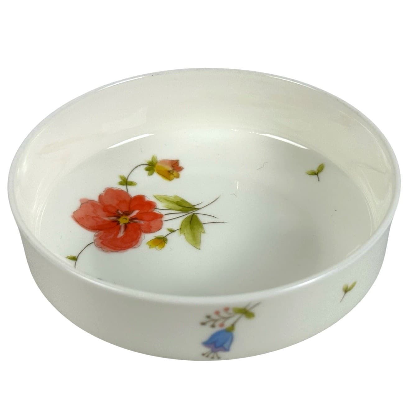 Mikasa Bone China Japan 1974-1996 Retired 'Just Flowers' 4 7/8" Fruit Bowl