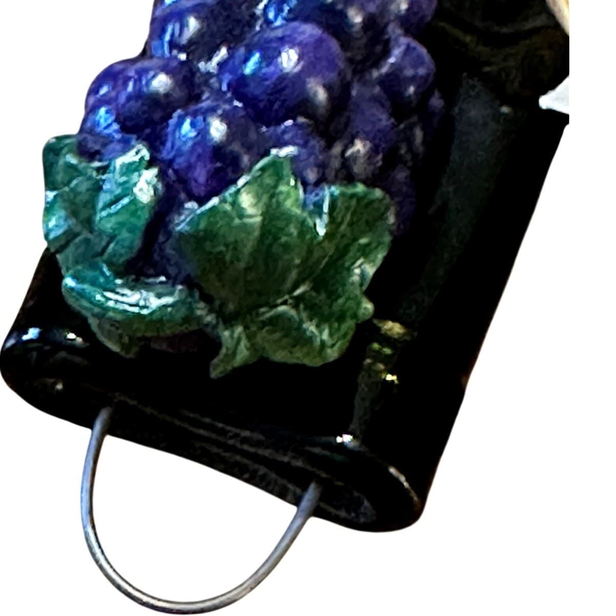 Unique Wine Bottle Cheese Tray w/Grape Handle Spreader 'Made in Texas' - Thumbnail 5