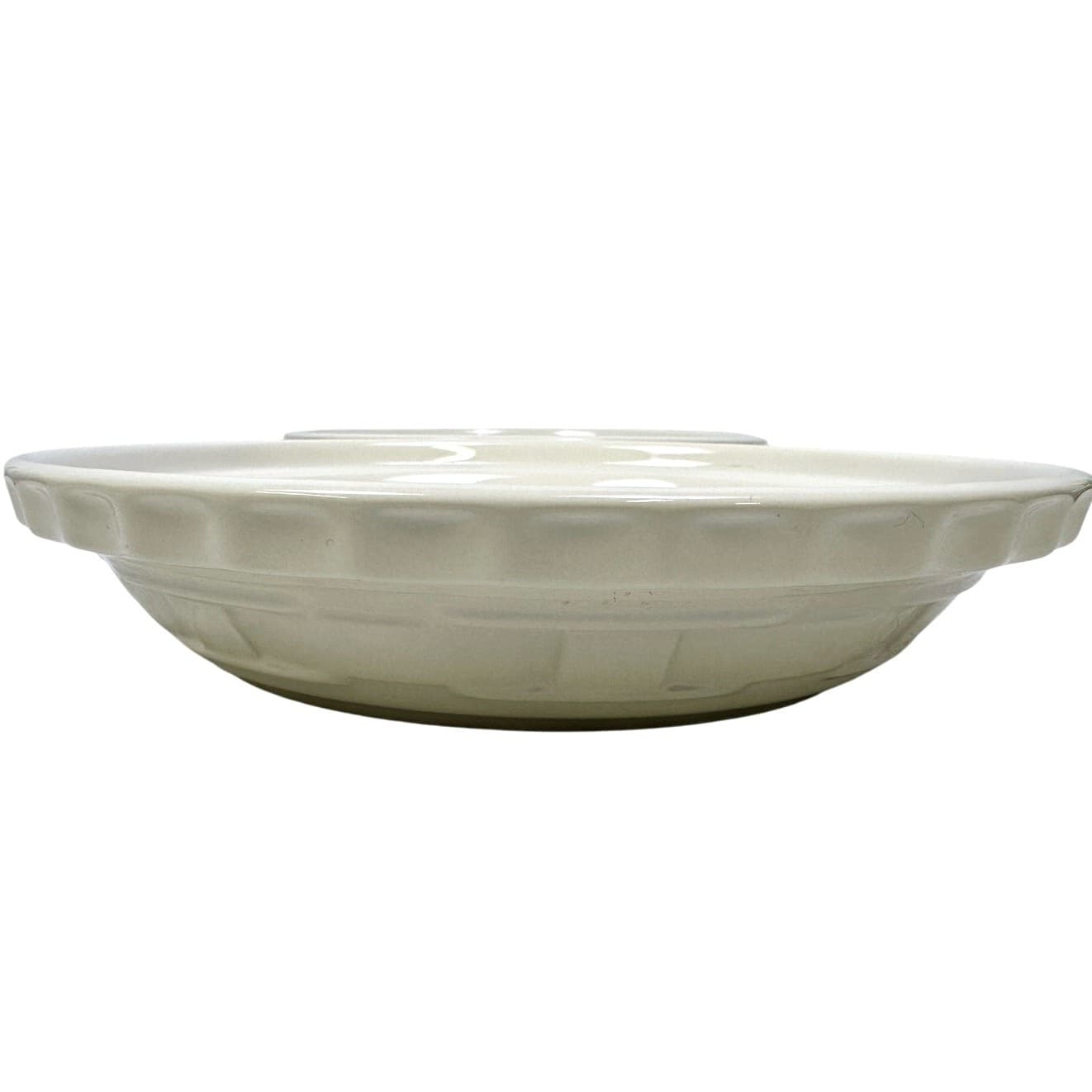 Longaberger Wrought Iron 2 Tier Pie Rack+2 IVORY Woven Traditions 10" Pie Plates - Thumbnail 2