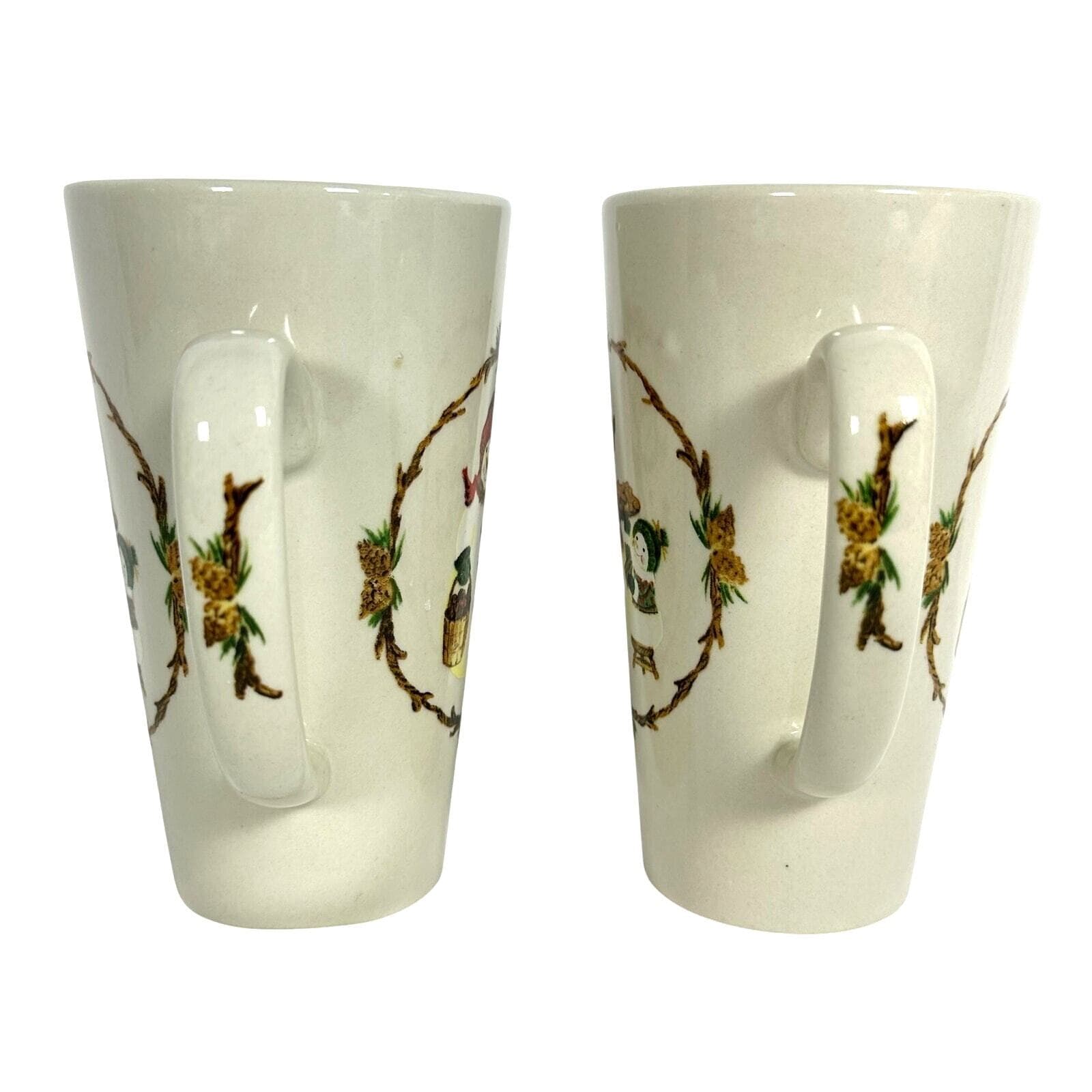 International Stoneware Test Rite Snowman Holiday Mugs-Set of 2! - Thumbnail 2