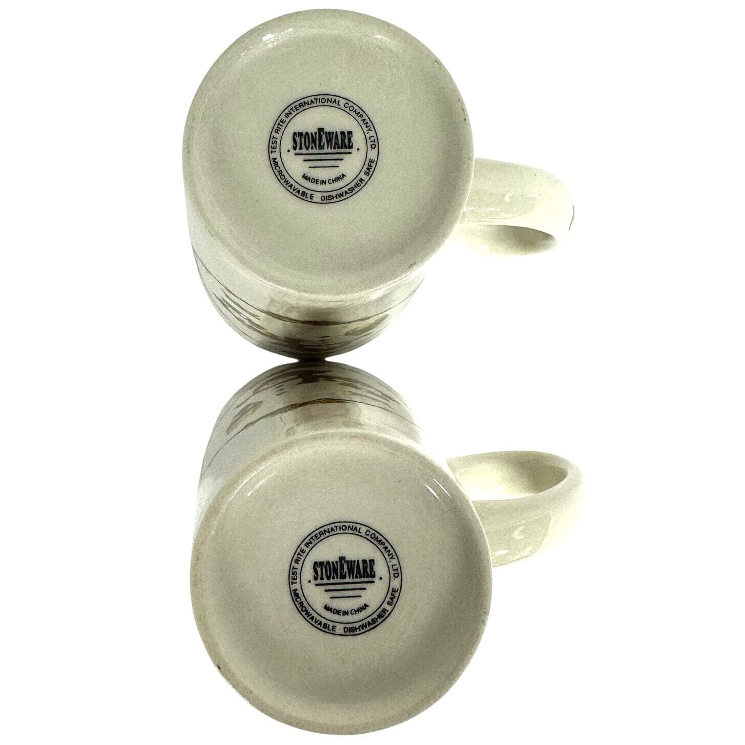 International Stoneware Test Rite Snowman Holiday Mugs-Set of 2! - Thumbnail 7