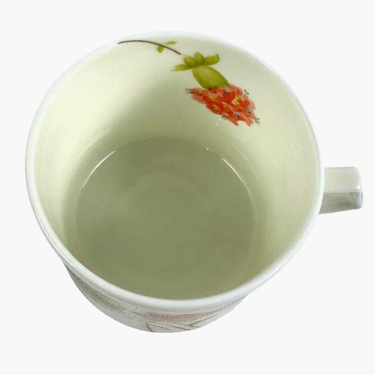 Mikasa Bone China Japan 1974-1996 Retired 'Just Flowers' Flat Cup & Saucer Set - Thumbnail 4