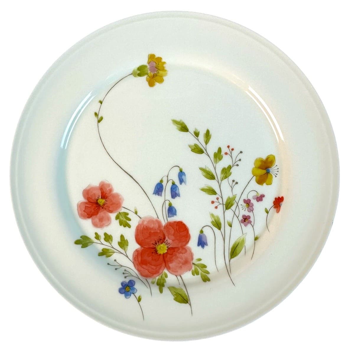 Mikasa Bone China Japan 1974-1996 Retired 'Just Flowers' Dinner Plate & Saucer - Thumbnail 2