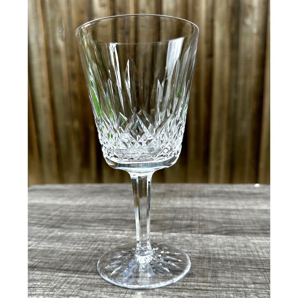 Waterford Crystal Lismore Vintage Ireland 6 7/8" Water Goblet-Excellent - Thumbnail 2