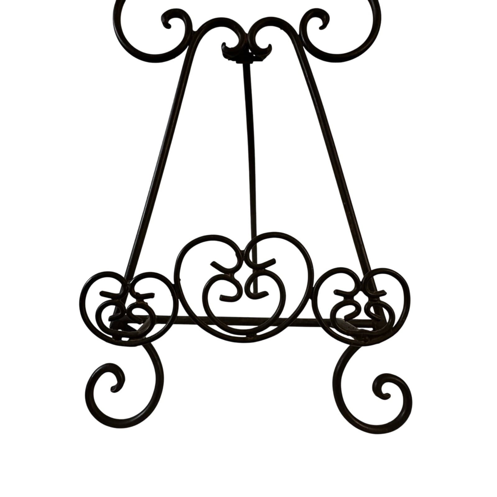 Brown Metal Easel for Picture Frame Cookbook Music Small Art Pieces - Thumbnail 4